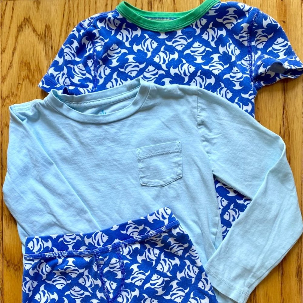 4T J. Crew Clothing Lot: Shirt & PJ Set